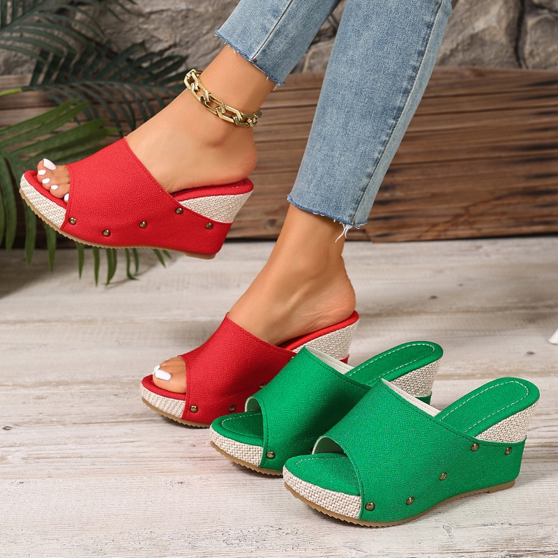 Wedge Espadrille Women - 2026 Summer New Women Slippers Espadrille