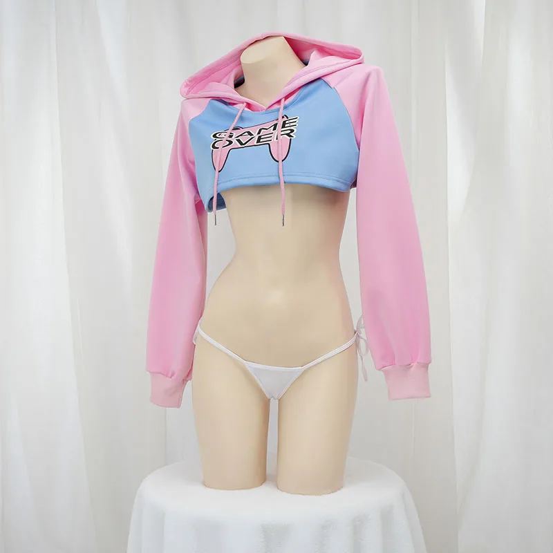 Cute Long Sleeve Crop Top Hood - огляд і ціна Crop Top Crochet