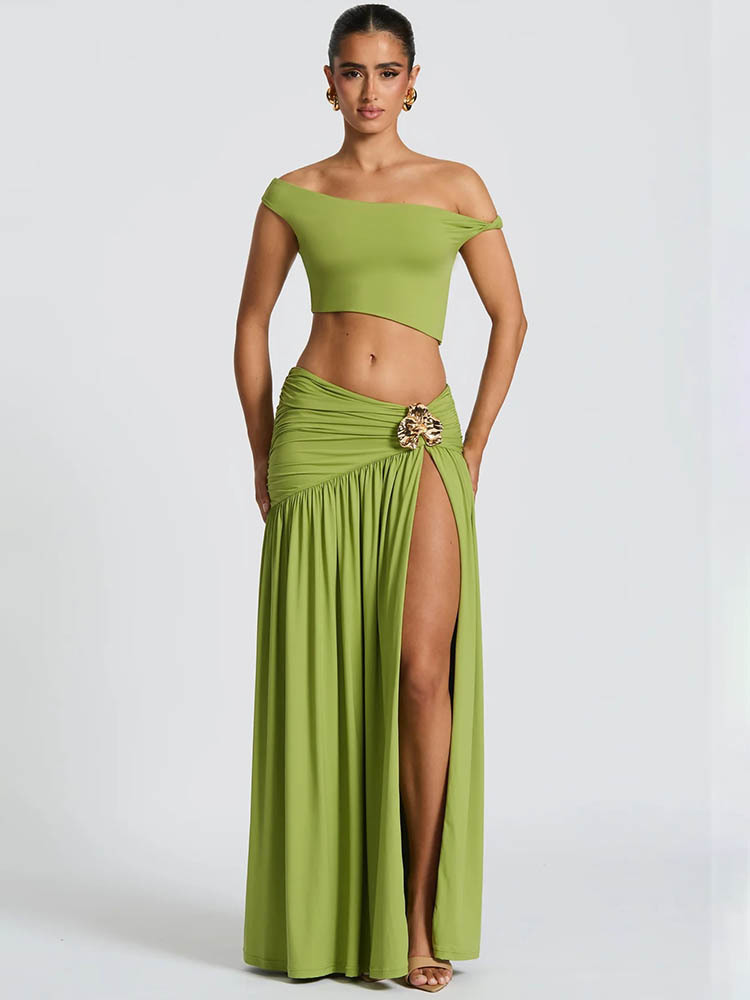 Mozision Elegant Dress Set Wom - огляд і ціна Crop Top Crochet