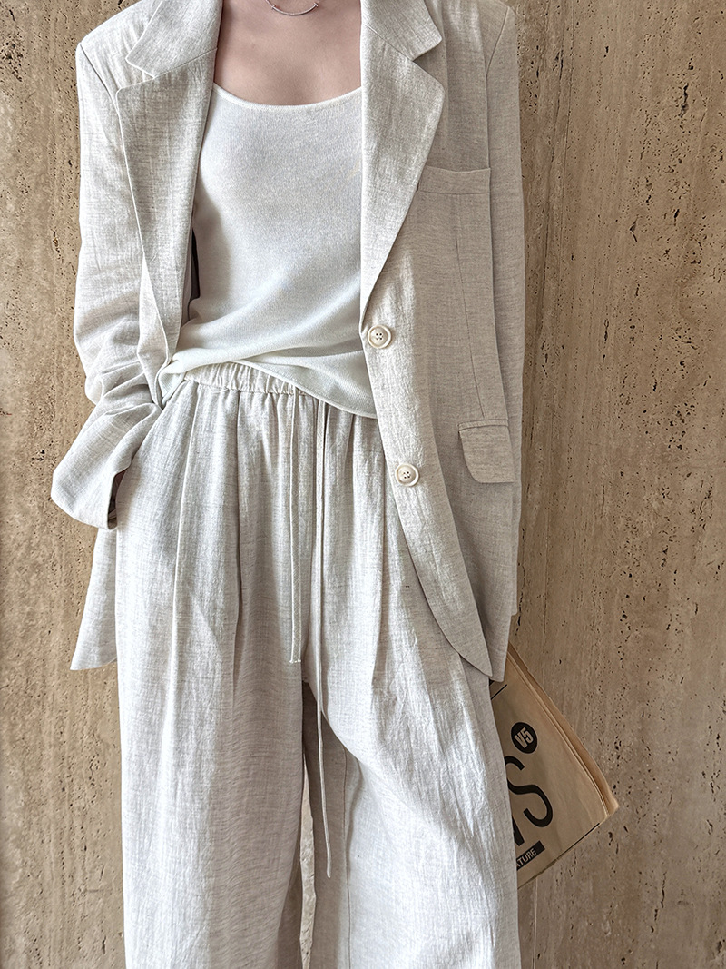 Autumn Hig-end Linen Material  - огляд і ціна Linen Pant Wide