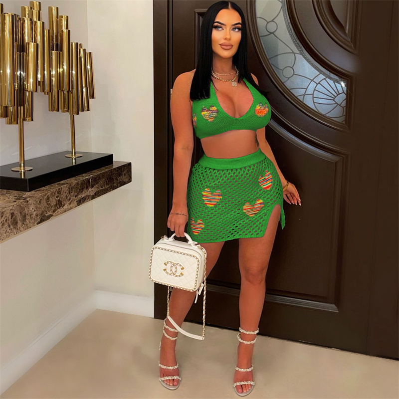 Summer Knitted Crochet Hollow  - огляд і ціна Crop Top Crochet
