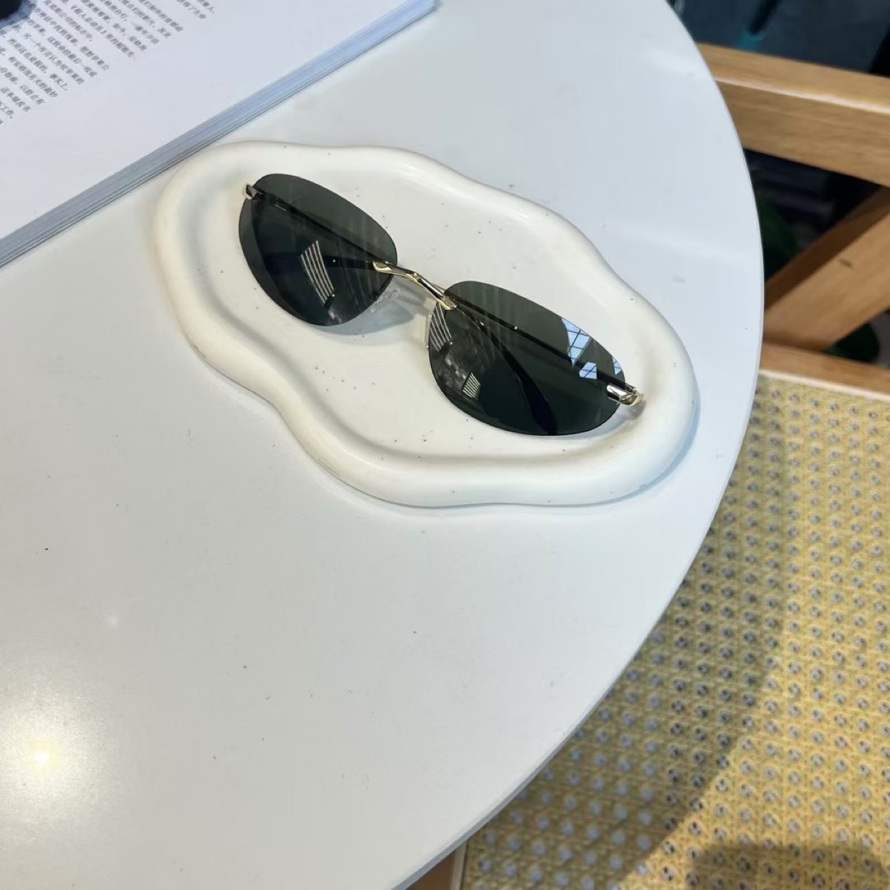 UV400 Rimless Shades, Cat Eye  - огляд і ціна Sunglasses Cat Eye