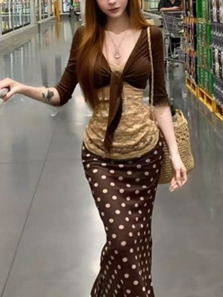 Japanese Vintage 3-piece Set W - огляд і ціна Crop Top Crochet