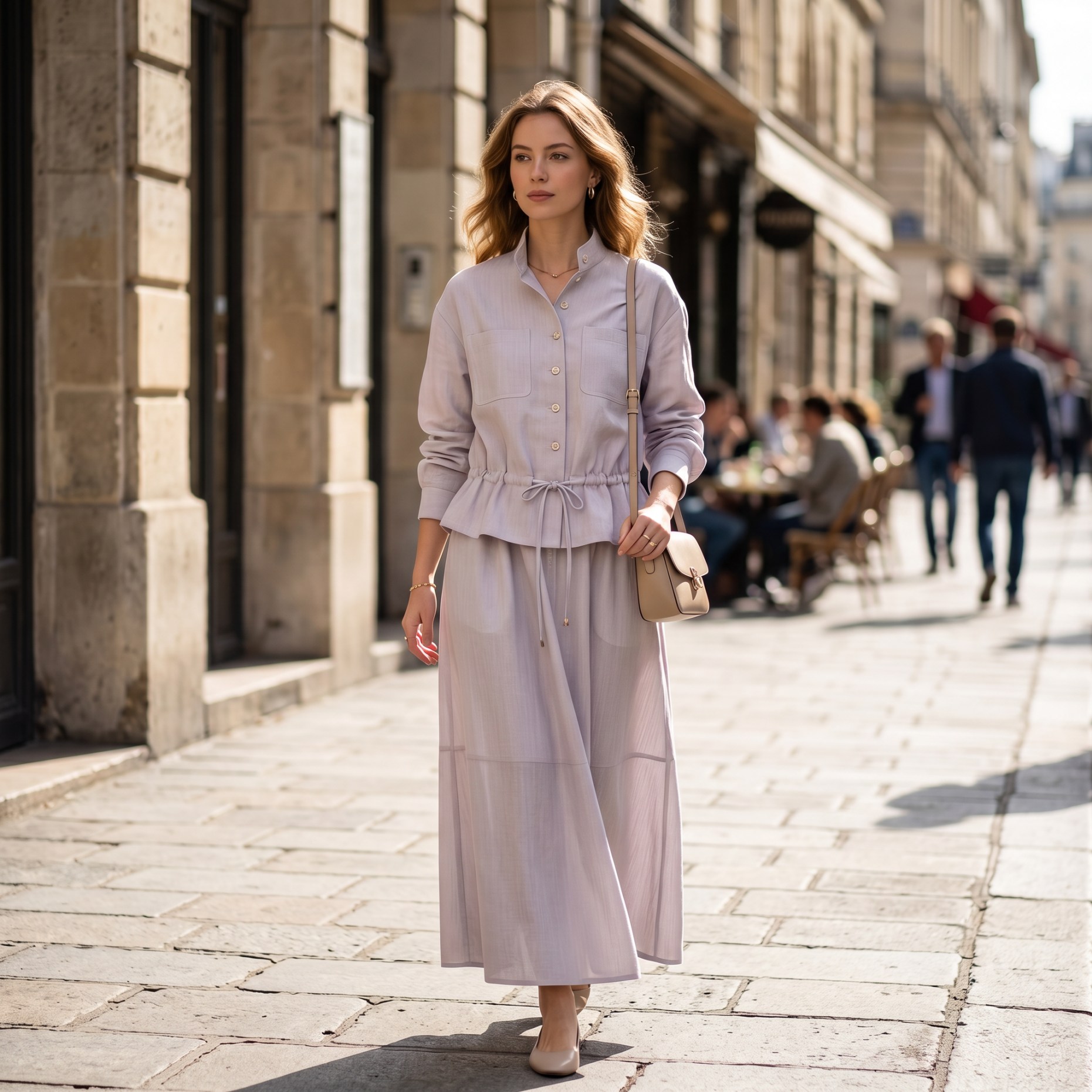 Fashion Ladies Skirt Solid Col - огляд і ціна Midi Skirt Floral