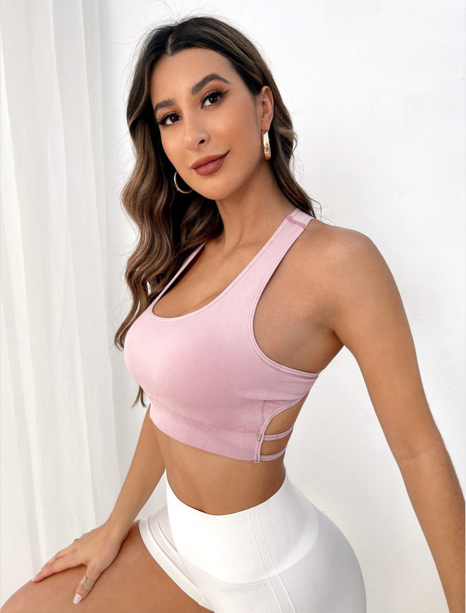 Breathable Sports Bra Fitness  - огляд і ціна Crop Top Crochet