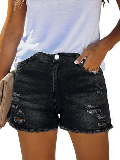 Casual Vintage Denim Shorts Hi - огляд і ціна Shorts Denim Frayed
