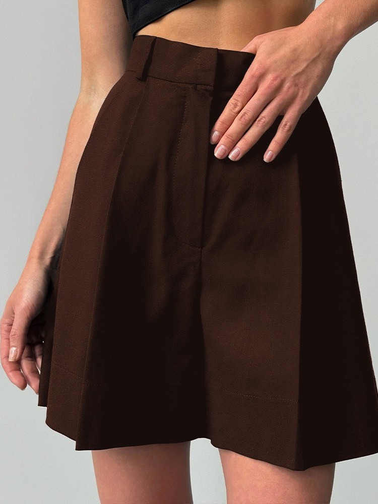 Casual Linen Wide Leg Shorts L - огляд і ціна Linen Pant Wide