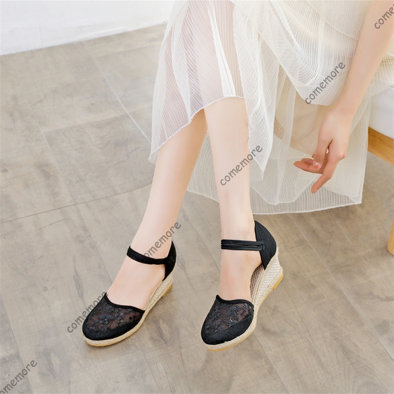 Women's Lace Mesh Espadrille W - огляд і ціна Wedge Espadrille Women