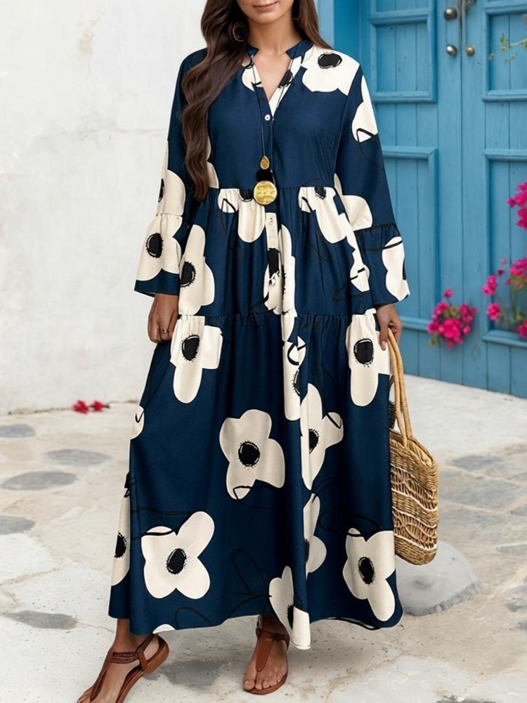 XL-4XL Plus Size Clothes Dress - огляд і ціна Midi Skirt Floral