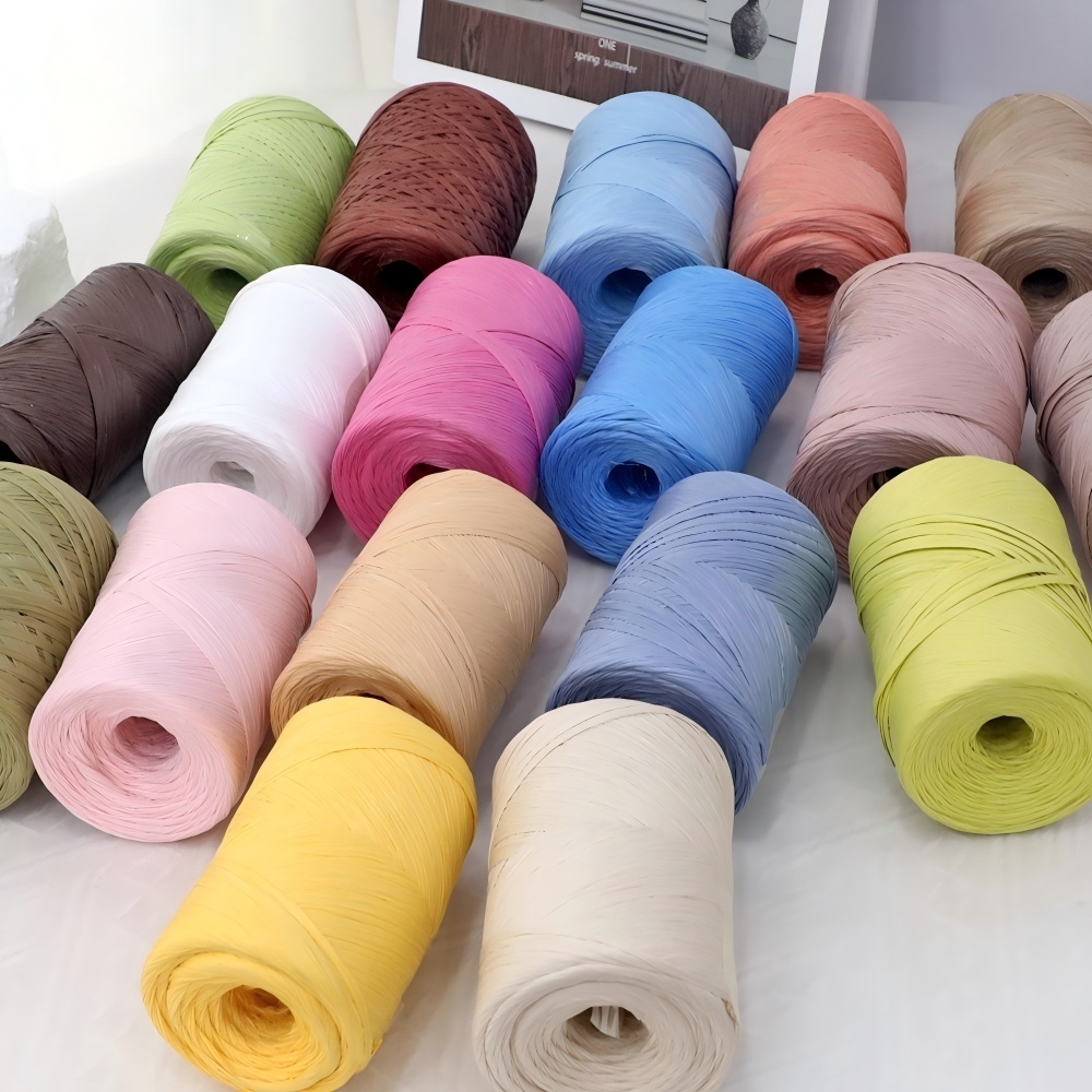 150m DIY Natural Paper Raffia  - огляд і ціна Crochet Bag Raffia